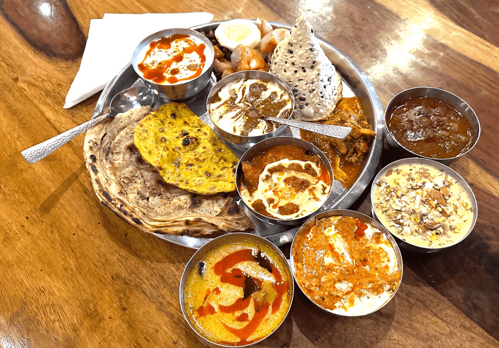 dinner at sadda pind