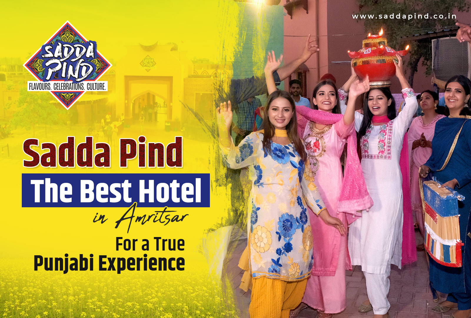 Sadda Pind-The Best Hotel in Amritsar for a True Punjabi Experience

